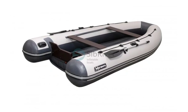Лодка ПВХ SibRiver (Сибривер) Hatanga (Хатанга) PRO - 360 НДНД светло-серый/тёмно-серый Лодка ПВХ SibRiver (Сибривер) Hatanga (Хатанга) PRO - 360 НДНД светло-серый/тёмно-серый