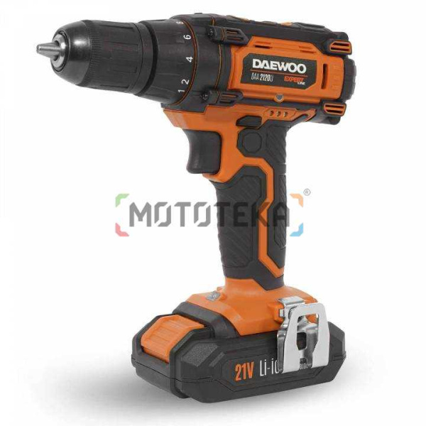 Дрель - шуруповерт аккумуляторная Daewoo (Дэу) DAA 2120Li